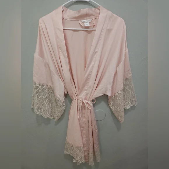 Flora Nikrooz• The Gabby wrap in pink and lace. Sz M - Picture 6 of 15